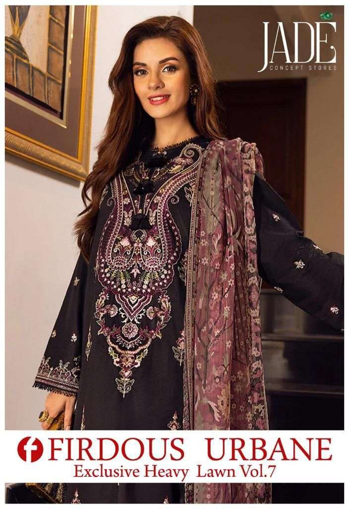 JADE CONCEPT FIRDOUS URBANE LAWN VOL 7 CASUAL WEAR LAWN PAKI...