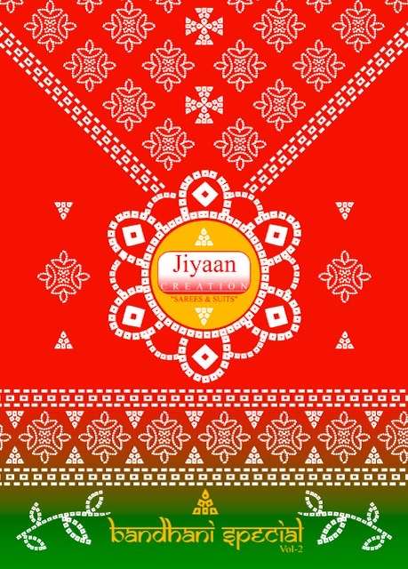 Jiyaan Bandhani Special Vol 2 Cotton Dress Materials Printed...