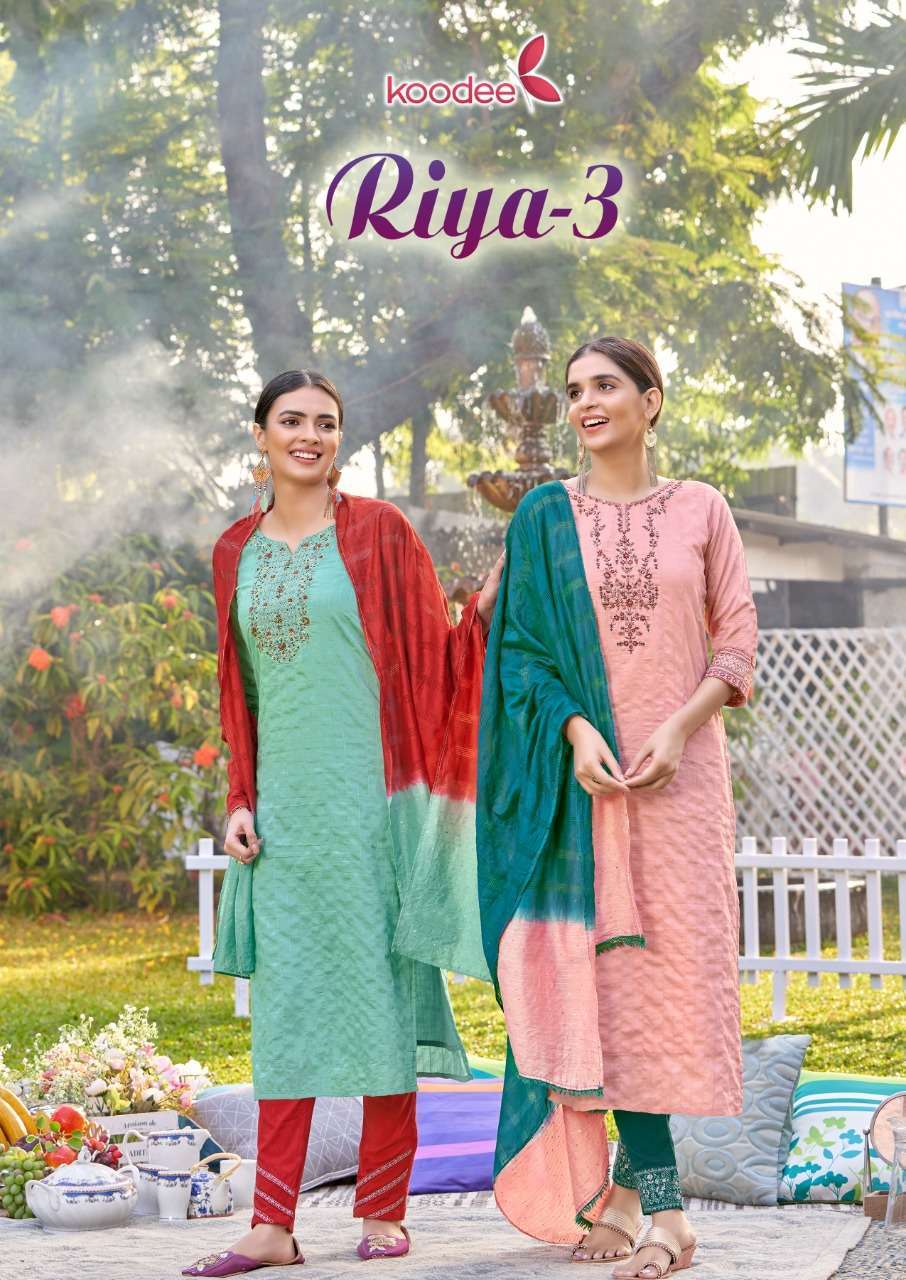 KOODEE RIYA VOL 3 READYMADE SALWAR KAMEEZ AT WHOLESALE RATE