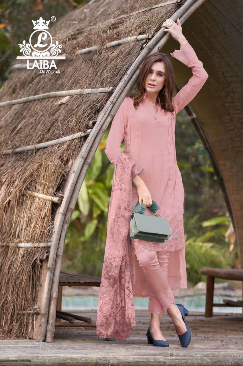 LAIBA AM VOL 148 GEORGETTE PAKISTANI SALWAR KAMEEZ AT WHOLES...