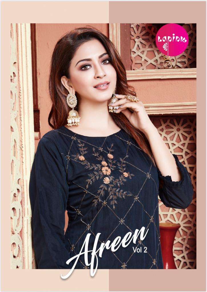 LAPINK AFREEN VOL 2 READYMADE TOP SHARARA AND DUPATTA EID CO...