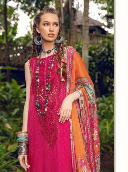 M PRINT MARIA B Lawn Vol 1 latest pakistani style lawn suits...