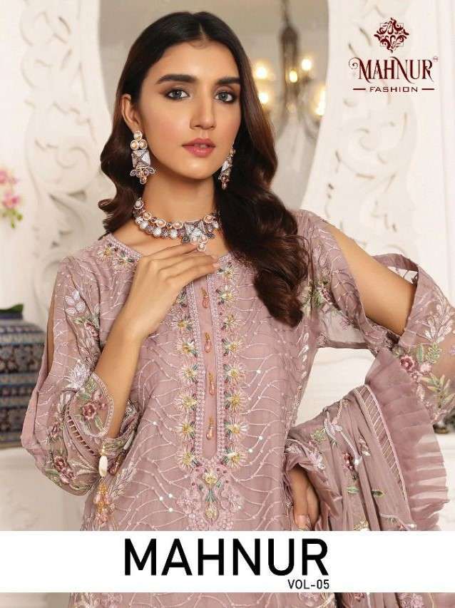 MAHNUR VOL 5 GEORGETTE PAKISTANI SALWAR KAMEEZ AT WHOLESALE ...