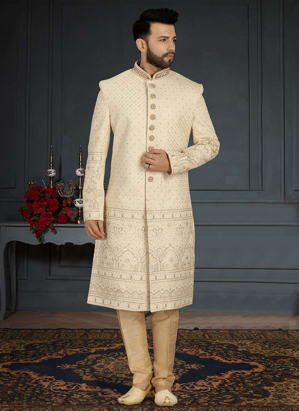 MENS SHERVANI COLLECTION ONLINE AT WHOLESALE RATES AND BEST ...