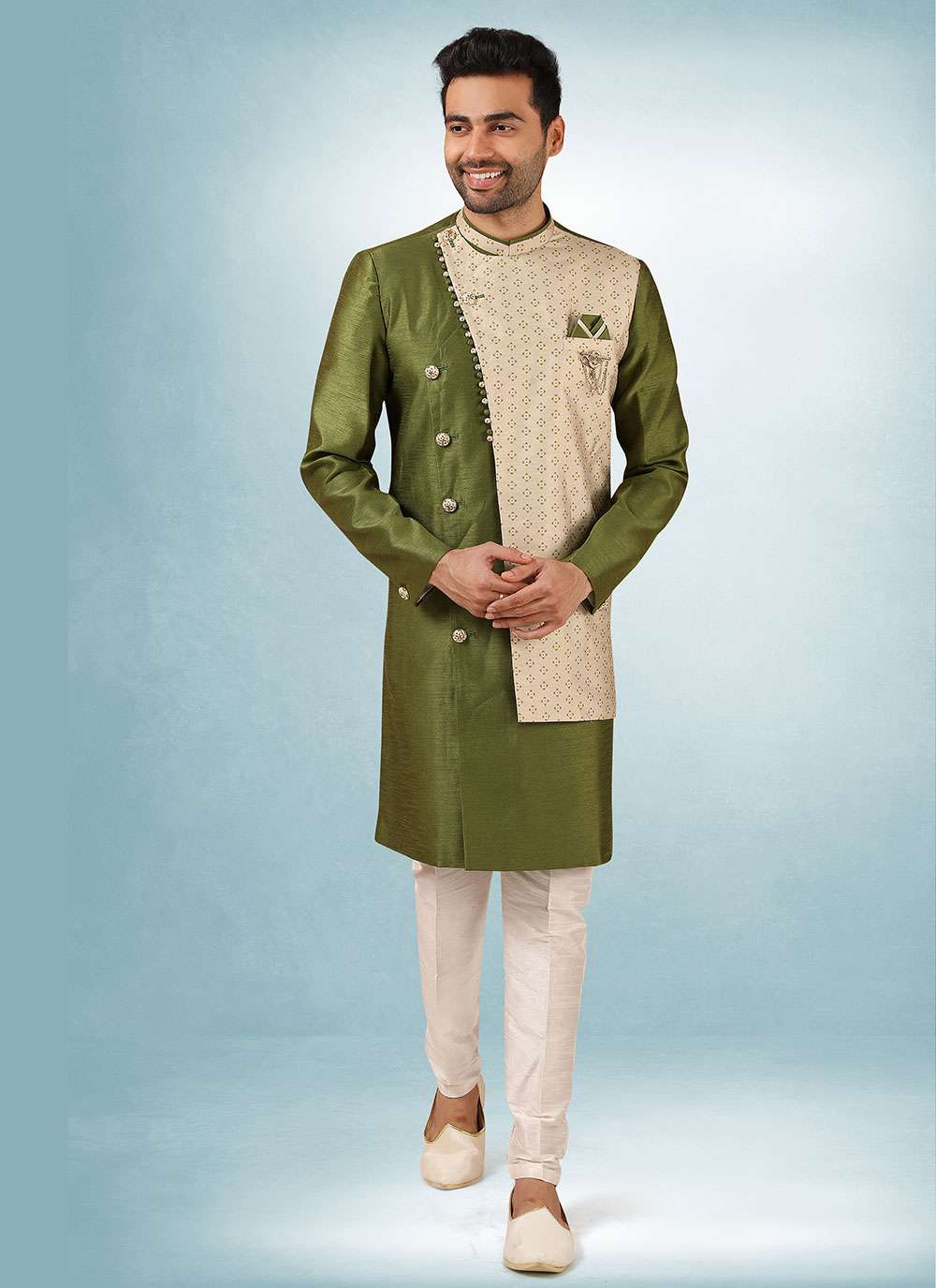 Readymade Mens Wear Indo Western With Payjama ethnic wear fo...