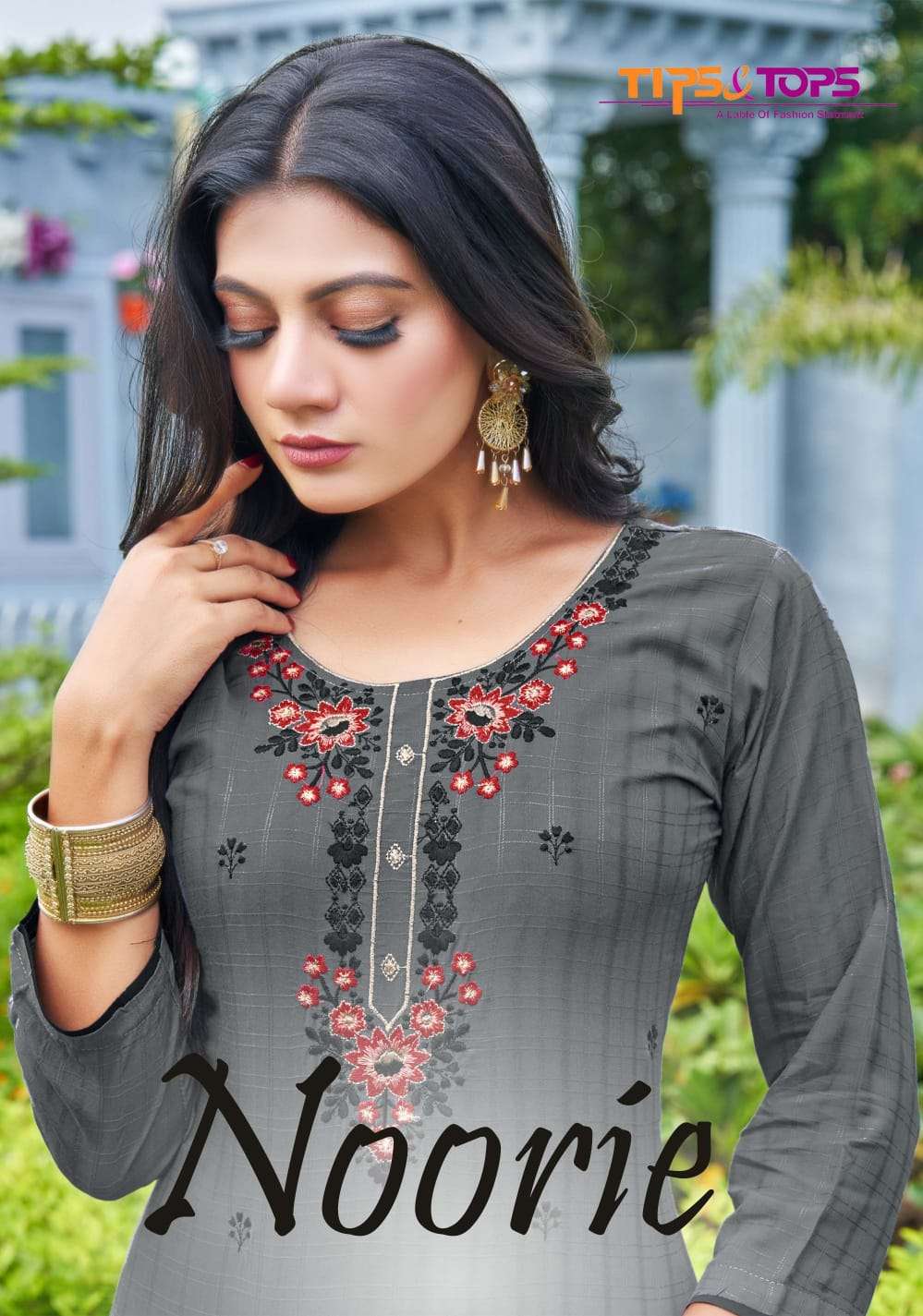 TIPS AND TOPS NOORIE INCREDIBLE RAYON FANCY KURTIS COLLECTIO...