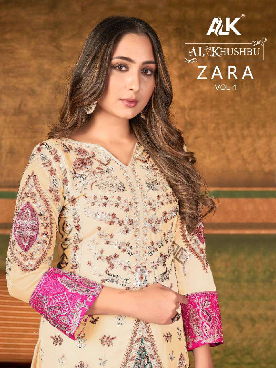 AL KHUSHBU ZARA VOL 1 PURE GEORGETTE SALWAR SUITS AT WHOLESA...