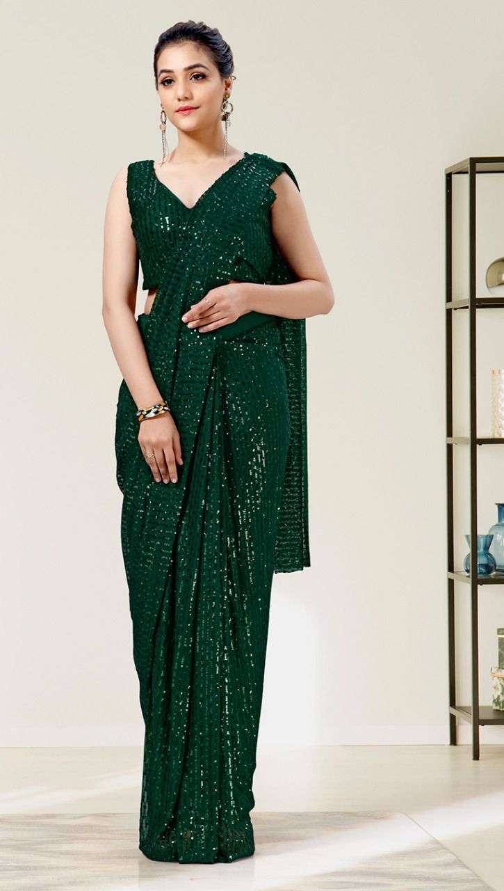 BOLLYWOOD BT 271 PURE GEORGETTE SAREES COLLECTION AT WHOLESA...