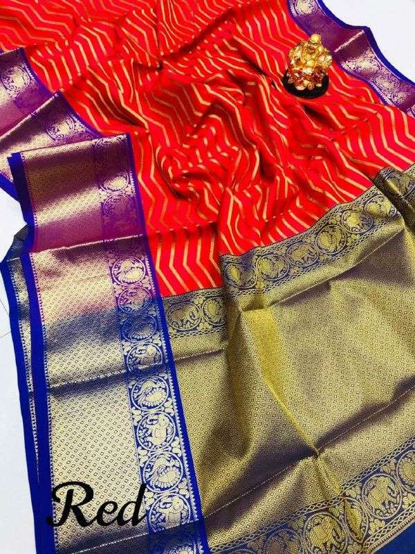 EXCLUSIVE FANCY KANCHIPURAM SILK SAREES COLLECTION AT WHOLES...