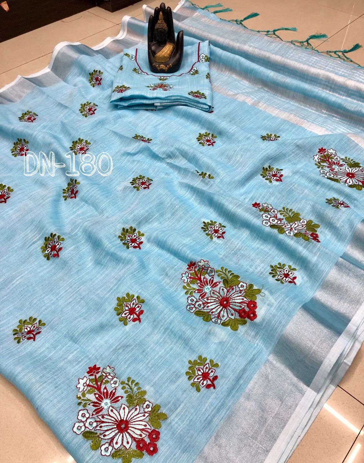 EXCLUSIVE LINEN COTTON SAREES COLLECTION AT WHOLESALE PRICE