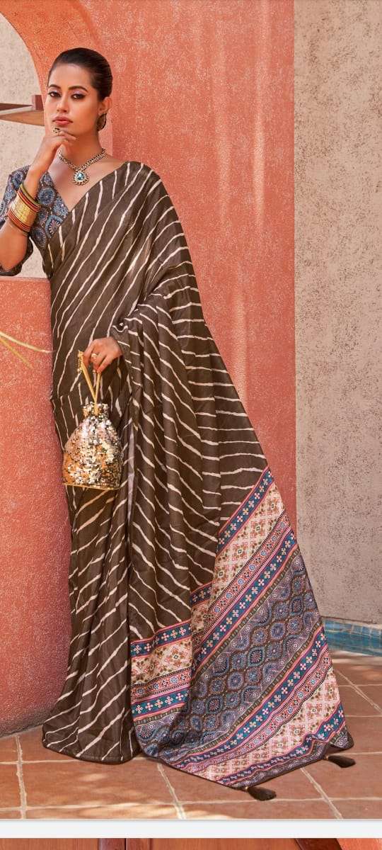 EXCLUSIVE SOFT CHINON CRAPE SAREES COLLECTION AT WHOLESALE P...