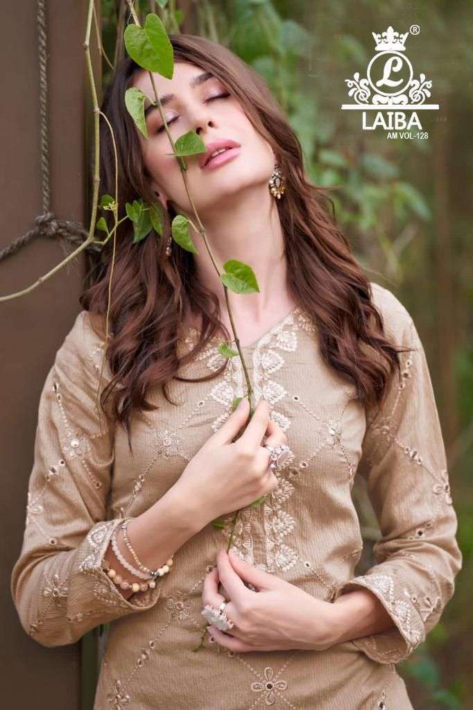 LAIBA AM VOL 128 PURE GEORGETTE SALWAR SUITS AT WHOLESALE PR...