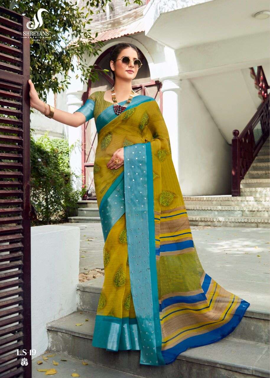 NEW COLLETION LINEN ORGANZA DIGITAL SAREES AT WHOLESALE RATE...