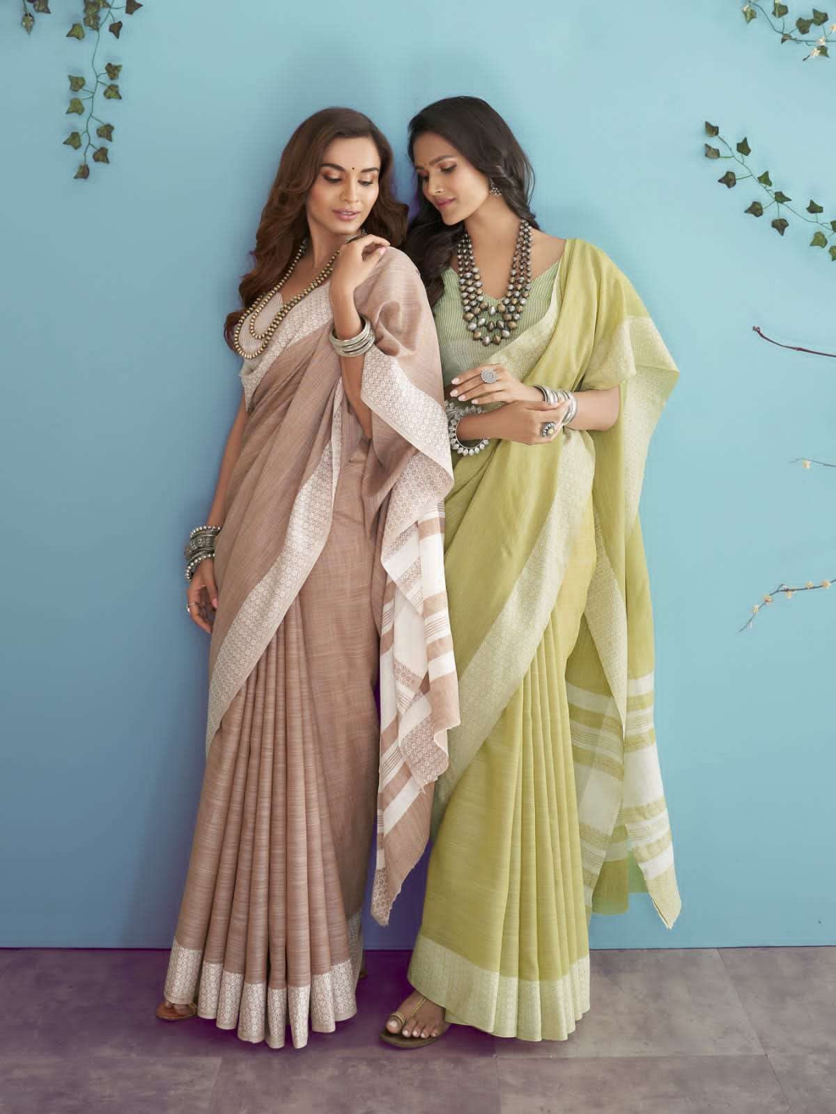 RAJPATH AARZOO SOFT LINEN SILK SAREES AT WHOLESALE PRICE