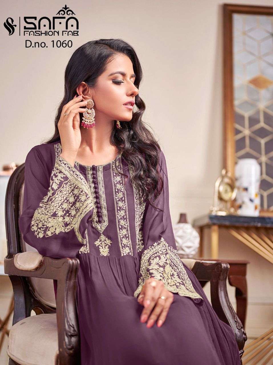 SAFA FASHION 1060 HEAVY GEORGETTE SALWAR SUITS COLLECTION AT...