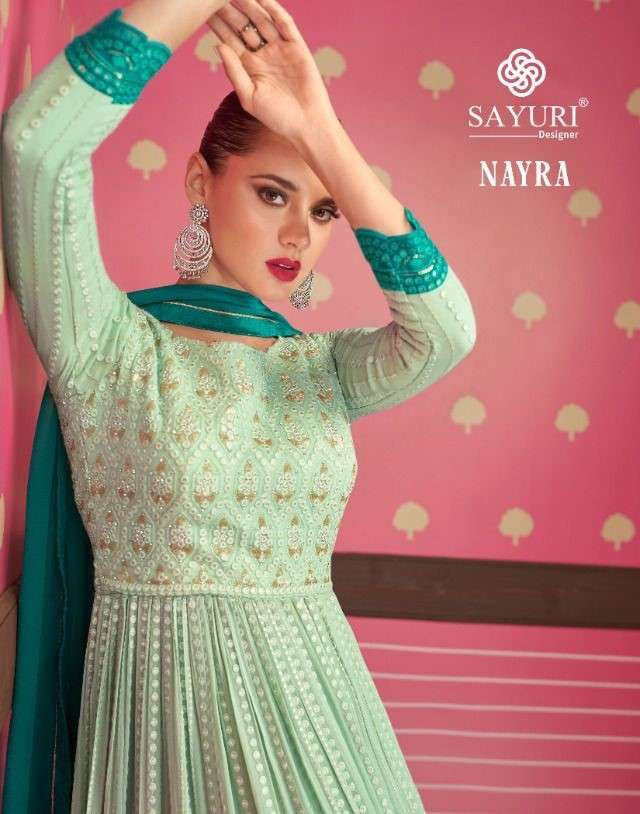 SAYURI NAYRA PURE GEORGETTE SALWAR SUITS COLLECTION AT WHOLE...