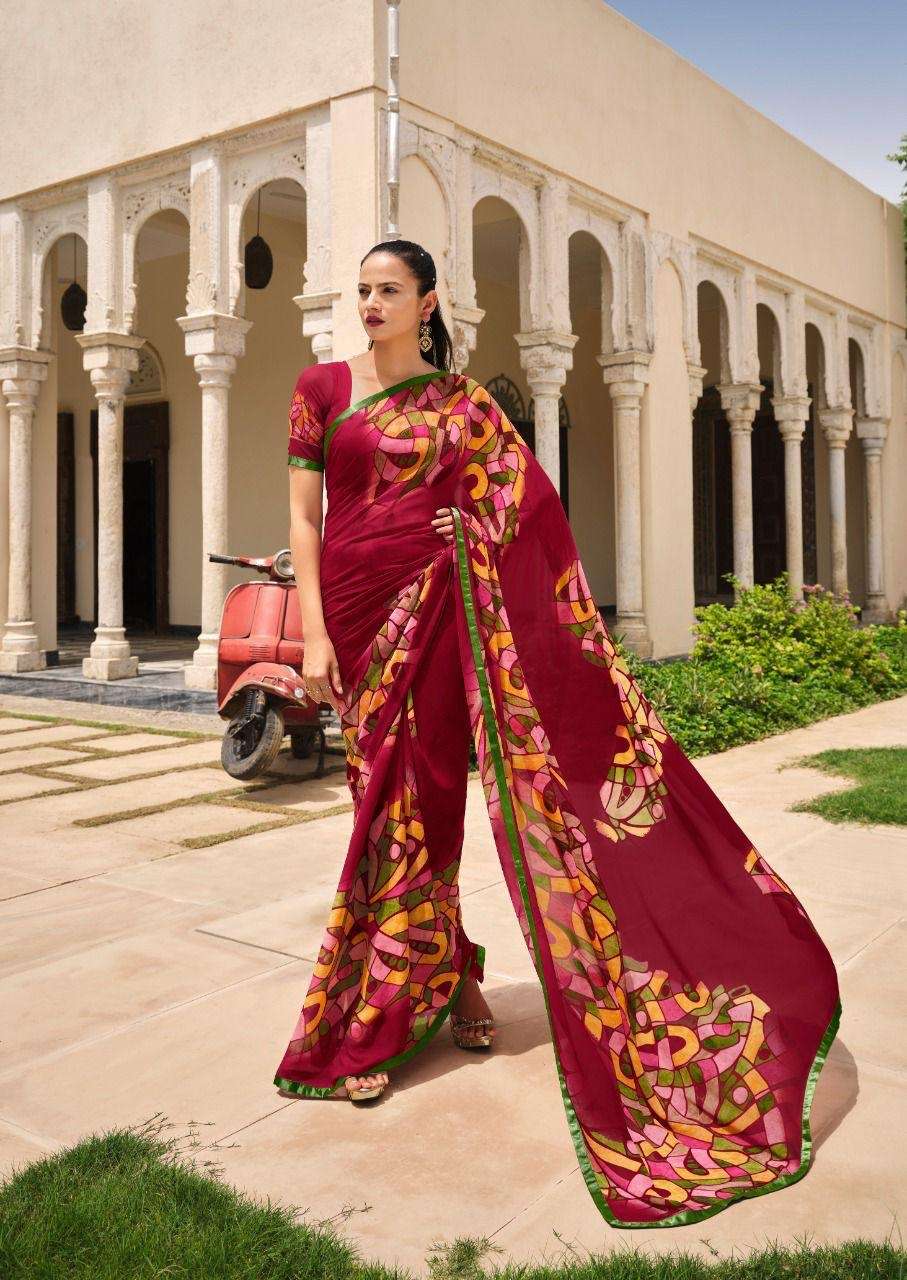 VEDA NEW COLLETION WEIGHT LESS SAREES COLLECTION AT WHOLESAL...