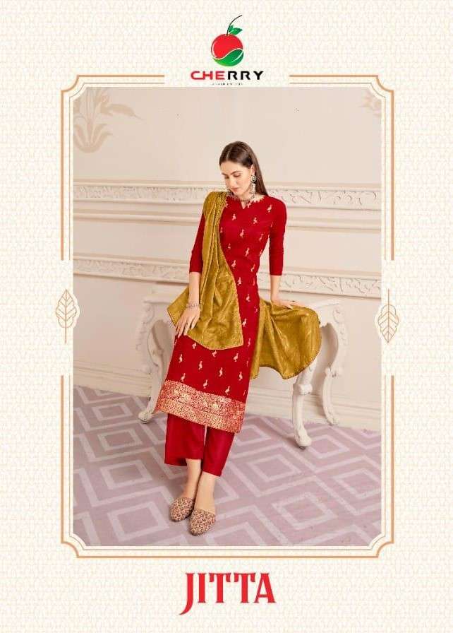 CHERRY JITTA PURE VISCOSE MUSLIN SALWAR SUITS AT WHOLESALE P...