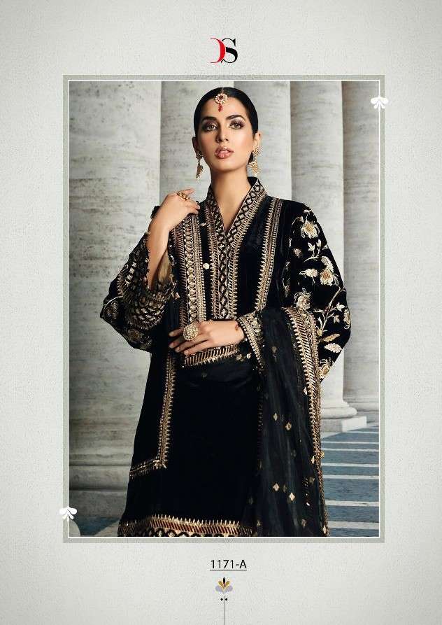 DEEPSY SUITS ANAYA 1171 VELVET EMBROIDERY SALWAR SUITS AT WH...