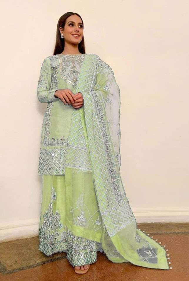 EXCLUSIVE ORGANZA WITH EMBROIDERY SALWAR KAMEEZ COLLECTION A...