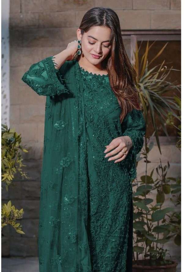 FEPIC ROSEMEEN 1174 FAUX GEORGETTE PAKISTANI SALWAR SUITS AT...