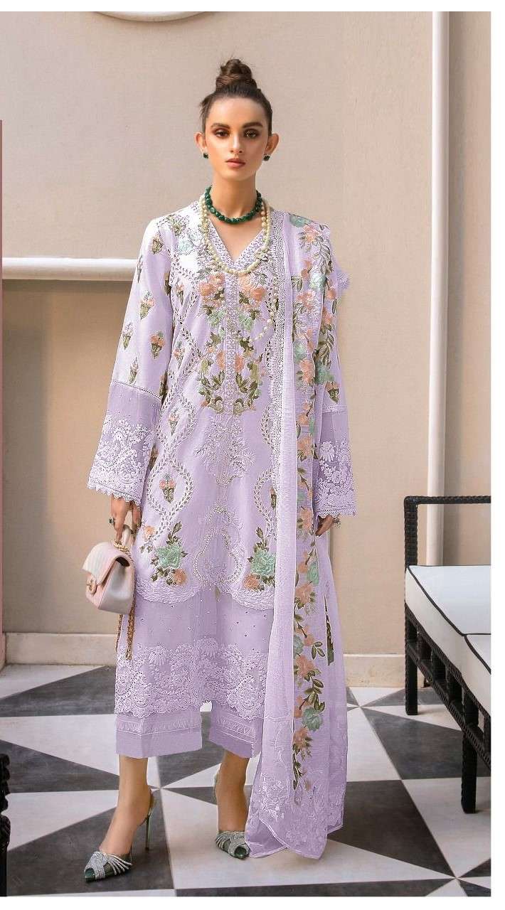FEPIC ROSEMEEN 1242 FAUX GEORGETTE PAKISTANI SUITS AT WHOLES...
