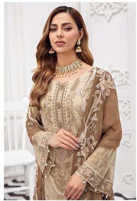 FEPIC ROSEMEEN 1264 GEORGETTE PAKISTANI SALWAR SUITS AT WHOL...