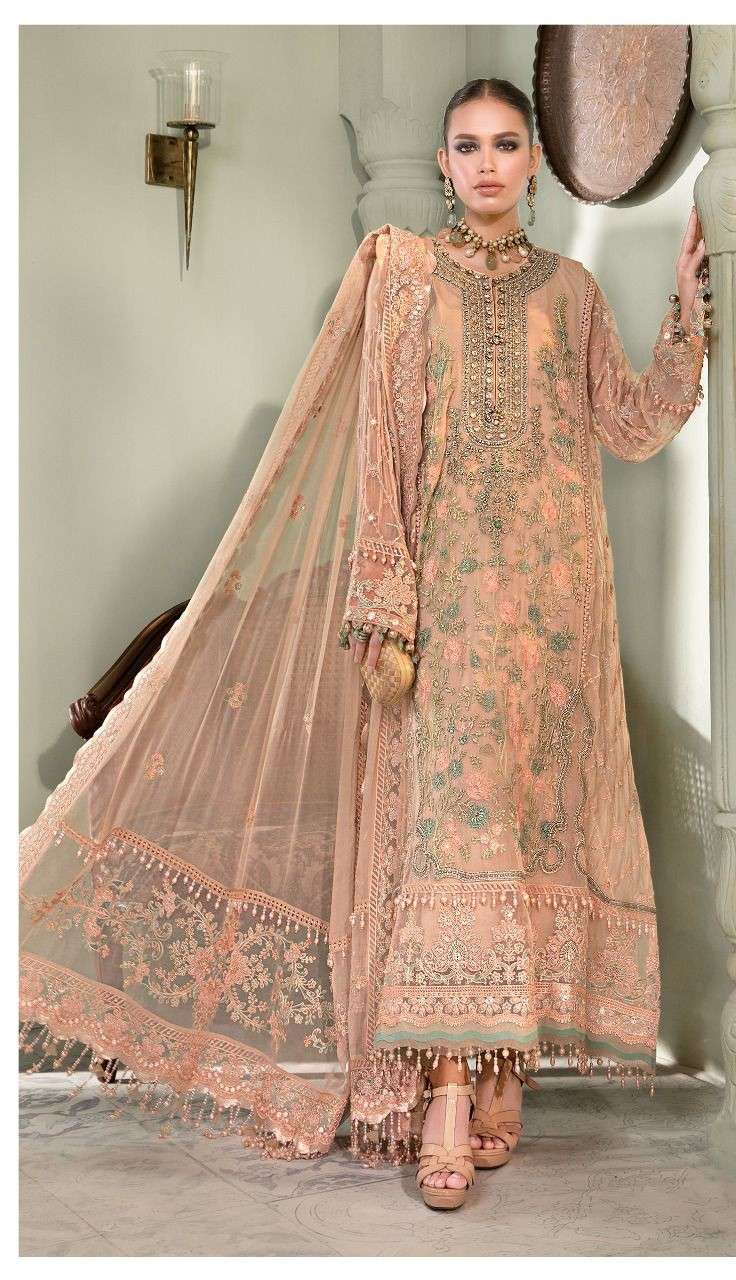 FEPIC ROSEMEEN 1545 ORGANZA EMBROIDERED SALWAR SUITS AT WHOL...