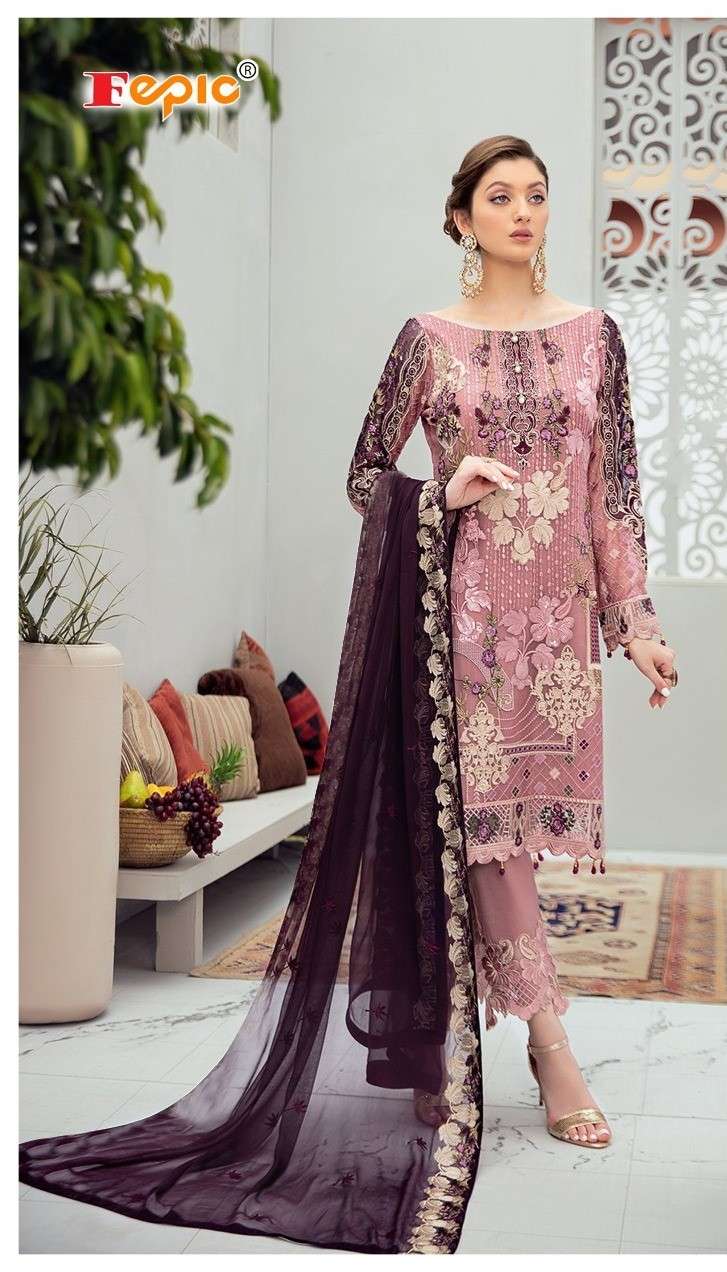 FEPIC ROSEMEEN 5160 FAUX GEORGETTE PAKISTANI SALWAR SUITS AT...