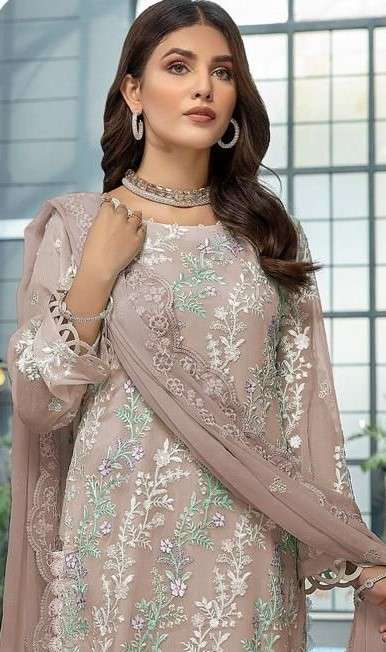 FEPIC ROSEMEEN 5216 GEORGETTE HEAVY EMBROIDERED SUITS AT WHO...