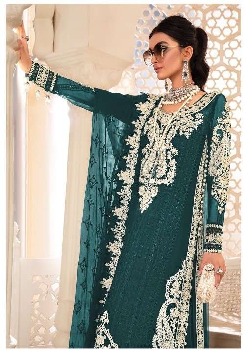 FEPIC ROSEMEEN 60024 GEORGETTE EMBROIDERED SUITS AT WHOLESAL...