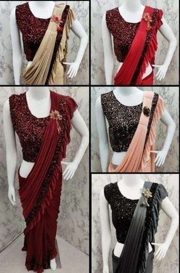 LATEST IMPORTED LYCRA SAREE AT WHOLESALE PRICE
