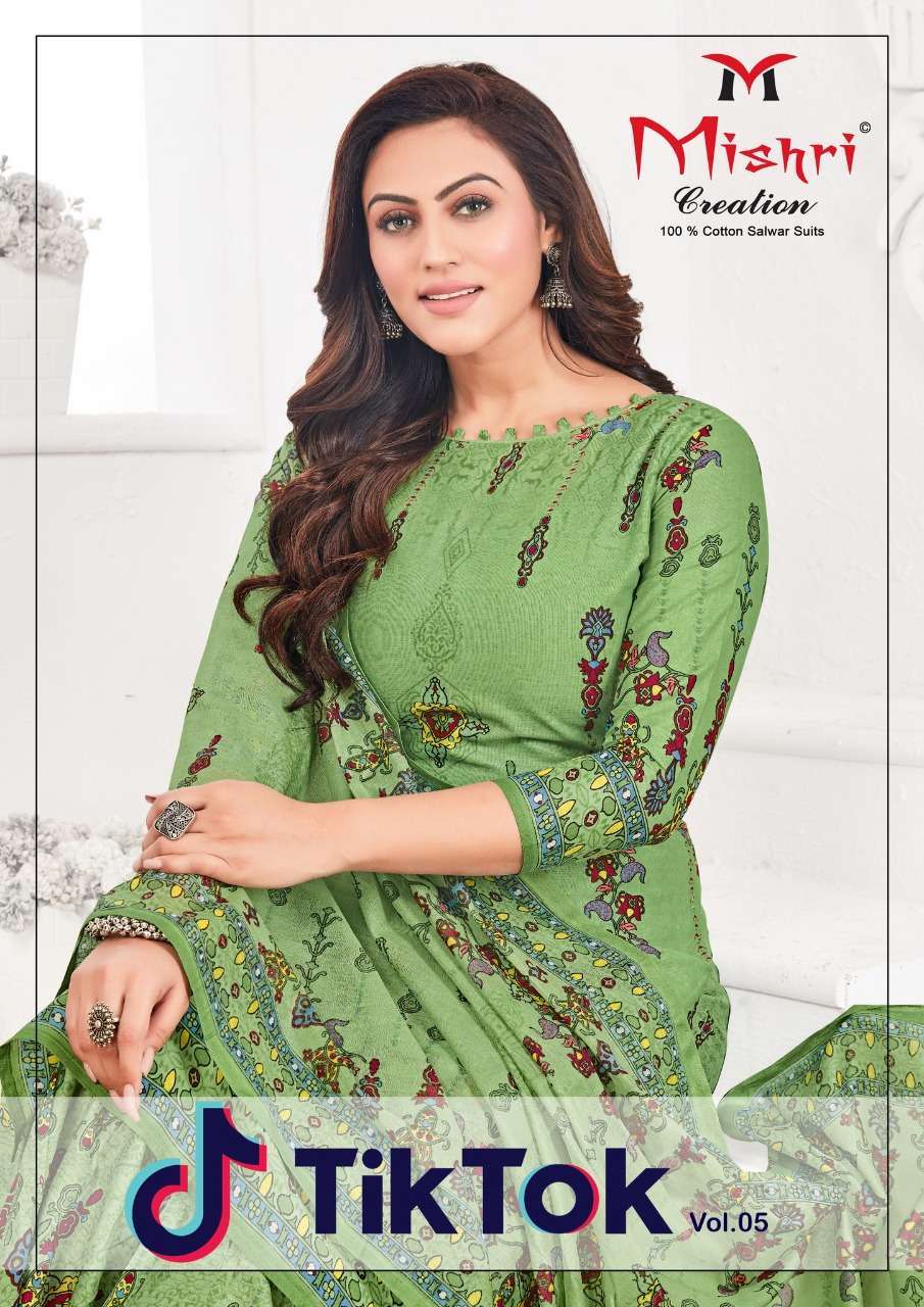 MISHRI TIKTOK VOL 5 KARACHI STYLE COTTON SALWAR SUITS AT WHO...