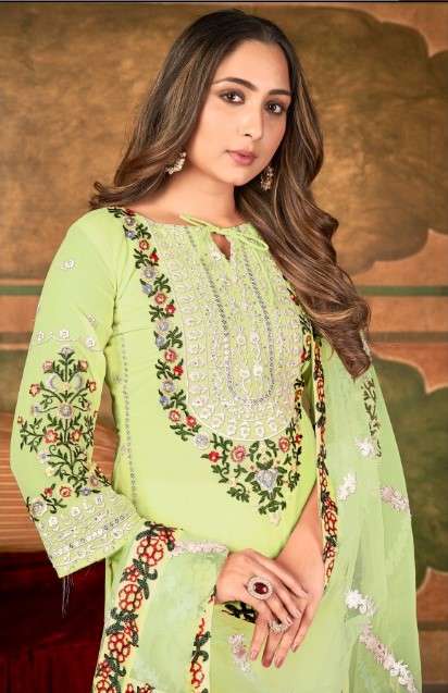 PC PAKISTANI VOL 4 PURE GEORGETTE SALWAR SUITS AT WHOLESALE ...