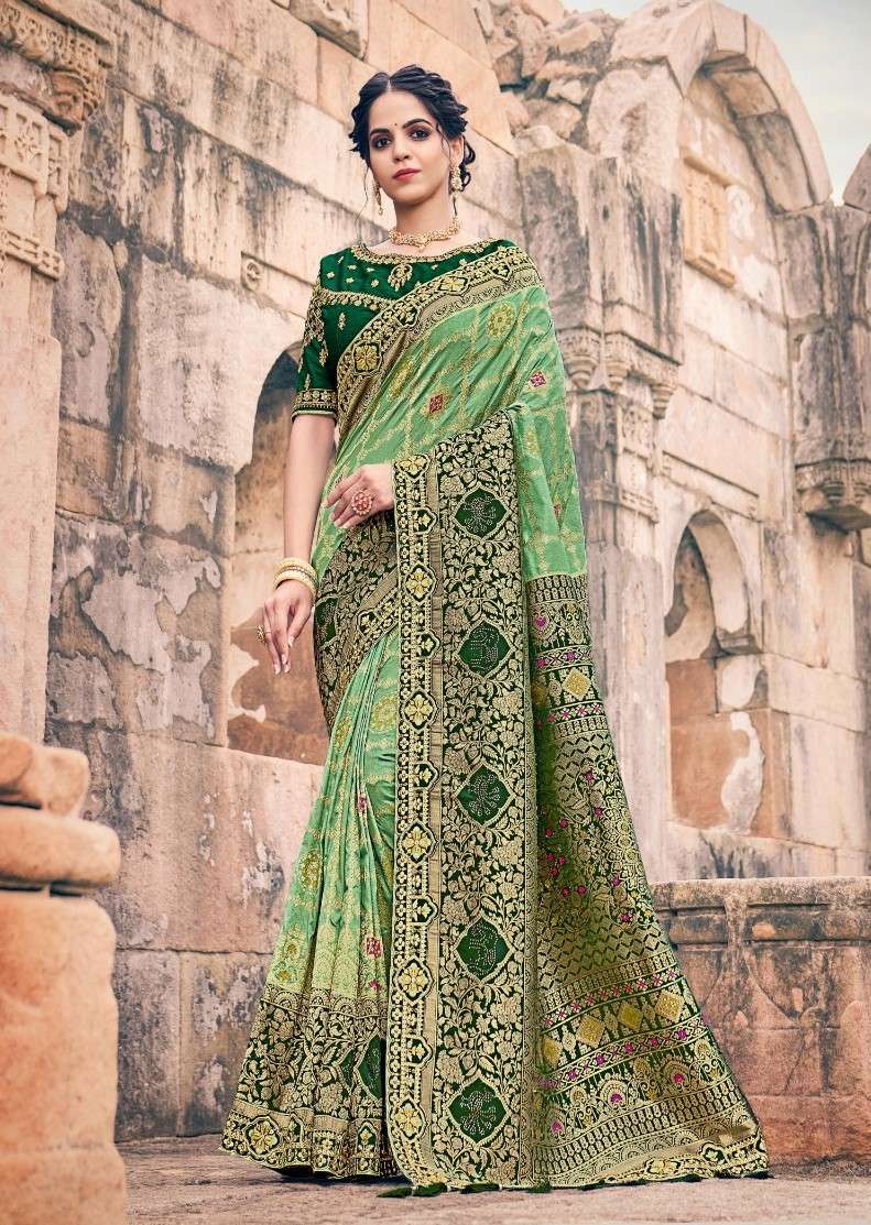 PRERNA PARTY WEAR PURE SILK SAREES COLLECTION AT WHOLESALE P...