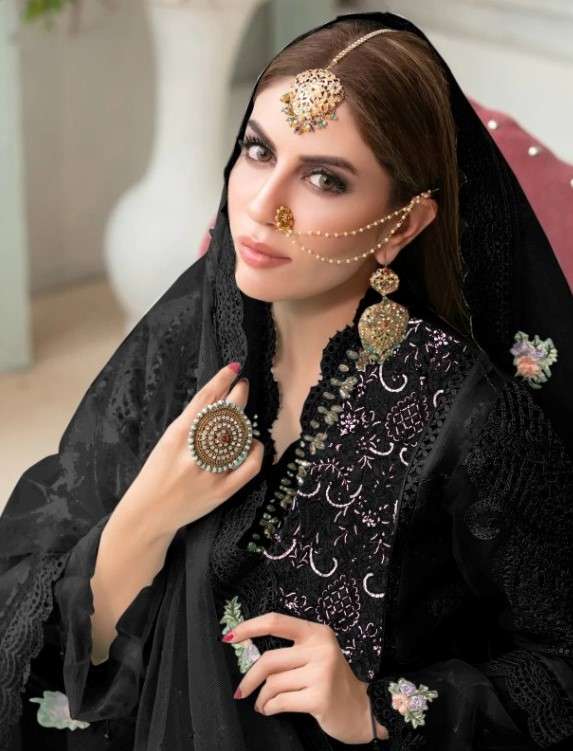 RAMSHA 513 NET WITH EMBROIDERY SALWAR SUITS AT WHOLESALE PRI...