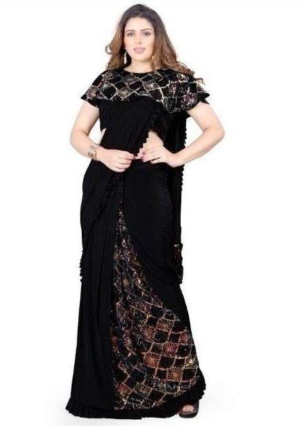 READY TO WEAR LYCRA SAREES AT WHOLESALE RATES