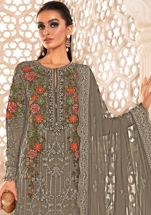 SERINE FAUX GEORGETTE SALWAR SUITS COLLECTION AT WHOLESALE P...