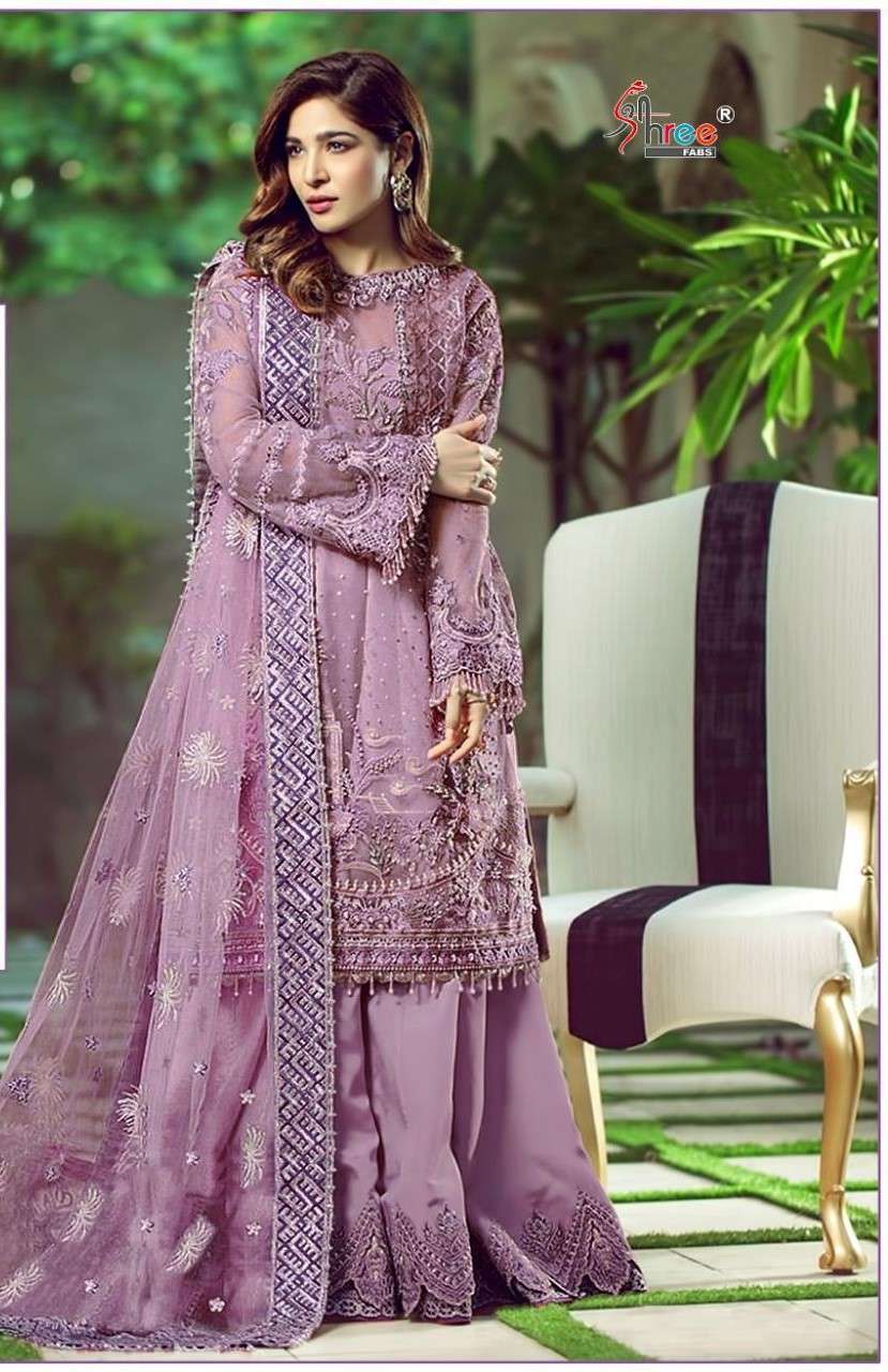 SHREE FABS 207 NET WITH EMBROIDERY SALWAR SUITS AT WHOLESALE...
