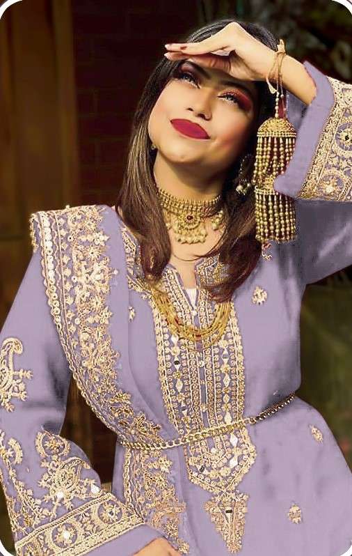 SHREE FABS 716 ORGANZA WITH EMBROIDERY SALWAR SUITS AT WHOLE...