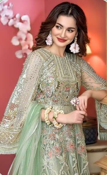 SHREE FABS NET WITH EMBROIDERY SALWAR SUITS AT WHOLESALE PRI...
