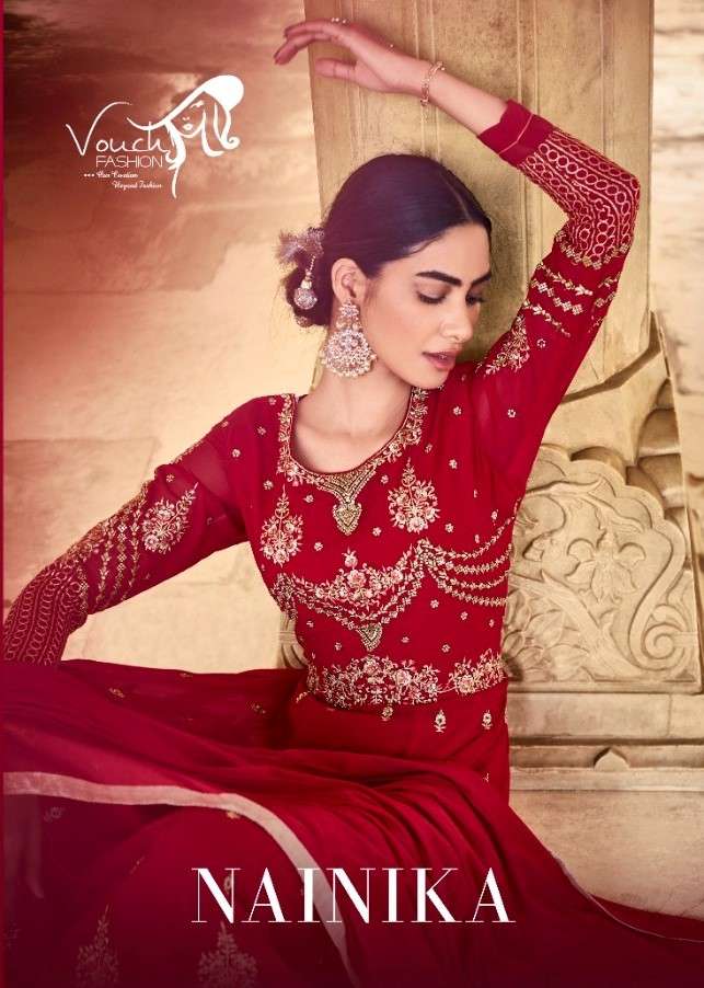 VOUCH NAINIKA BOX GEORGETTE SALWAR SUITS AT WHOLESALE PRICE