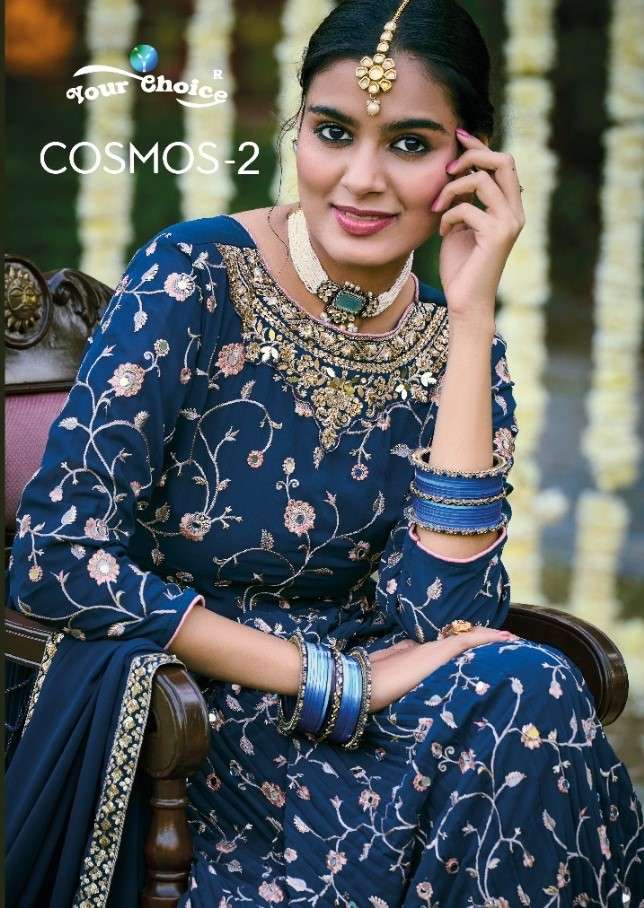 YOUR CHOICE COSMOS VOL 2 BLOOMING GEORGETTE SALWAR SUITS COL...