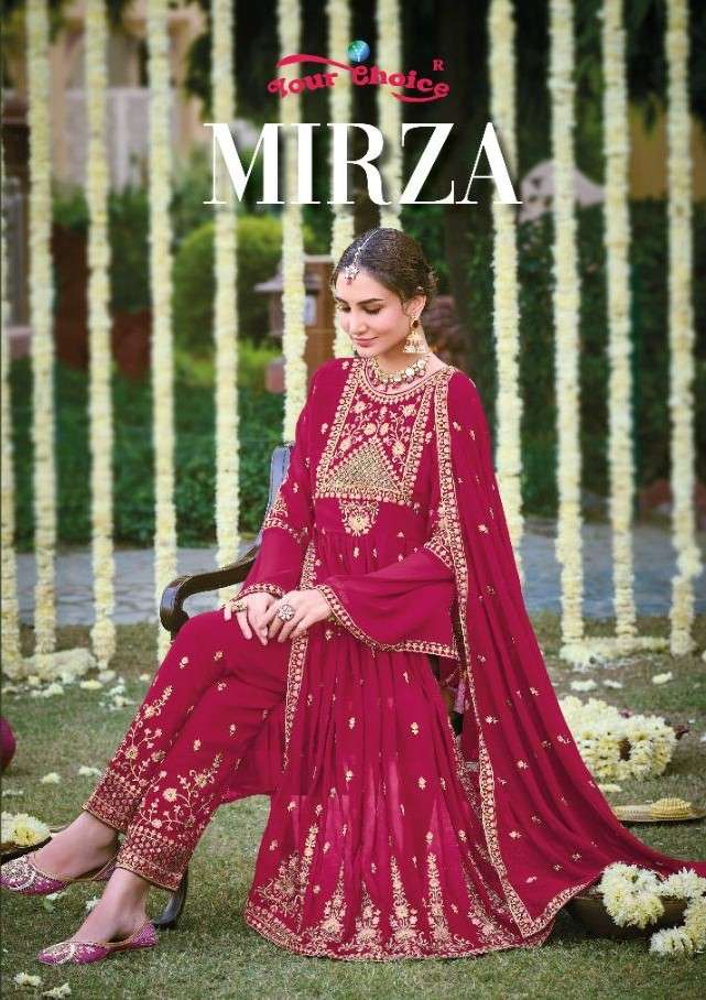 YOUR CHOICE MIRZA BLOOMING GEORGETTE SALWAR SUITS COLLECTION...