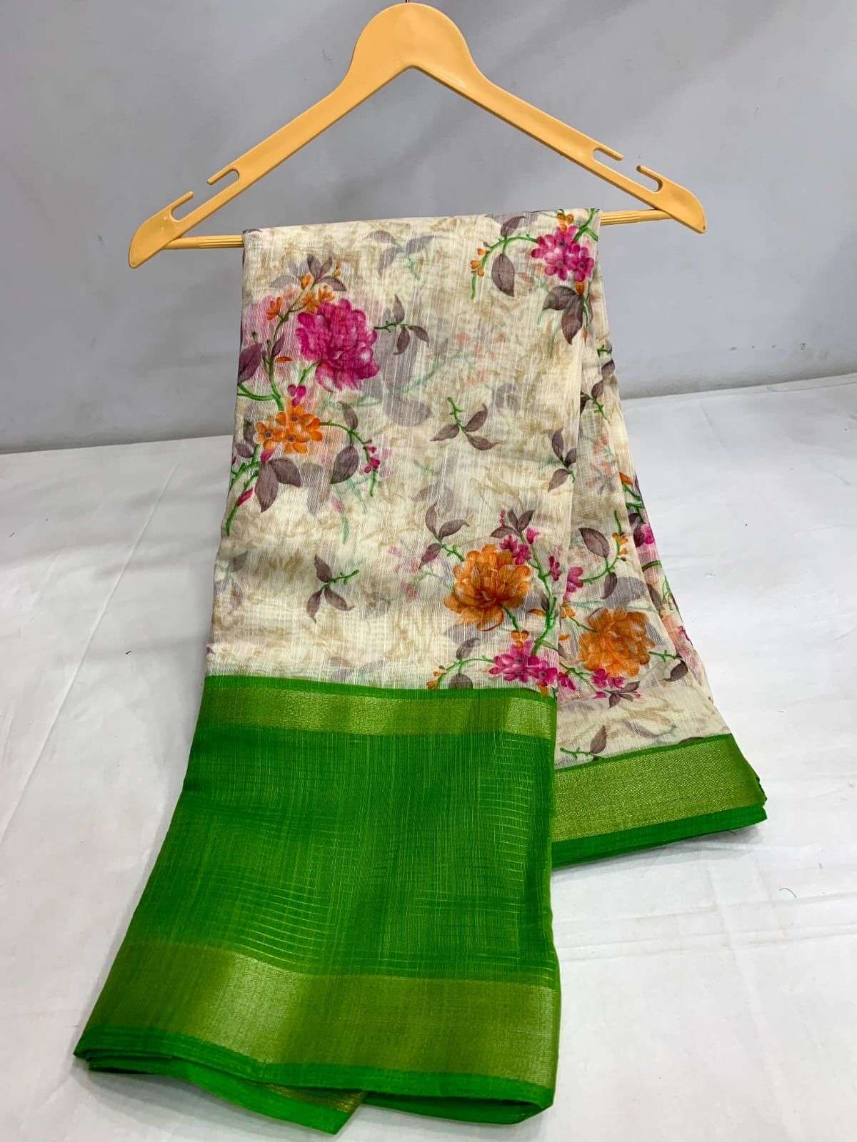 CHERRY SOFT LINEN SILK SAREES COLLECTION AT WHOLESALE RATES