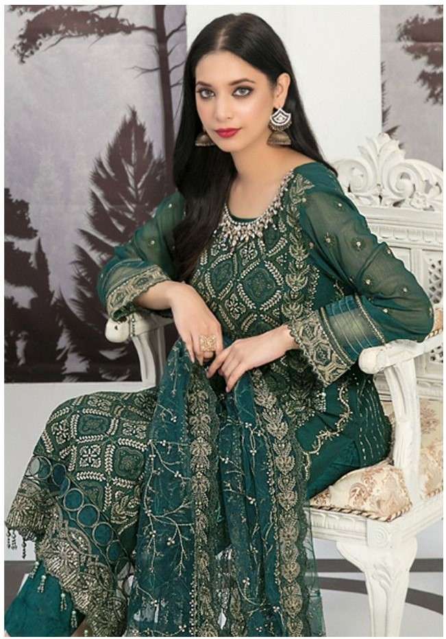 FEPIC ROSEMEEN 1286 GEORGETTE EMBROIDERED SALWAR SUITS COLLE...