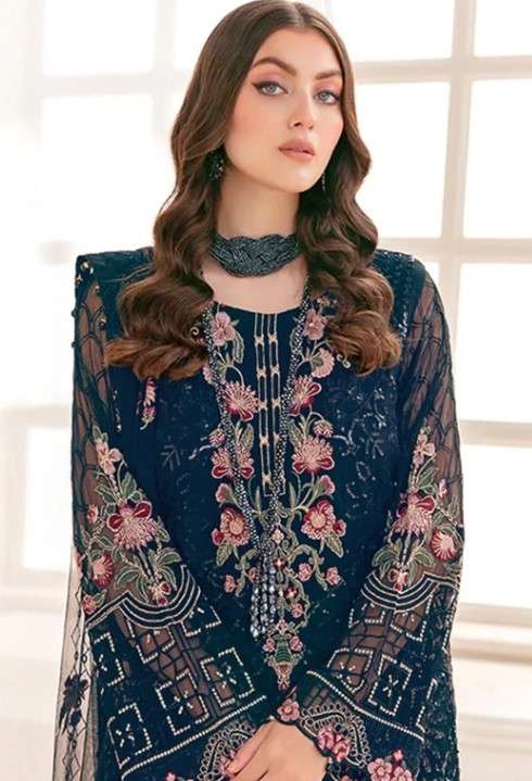 FEPIC ROSEMEEN 1529 GEORGETTE PAKISTANI SALWAR SUITS AT WHOL...