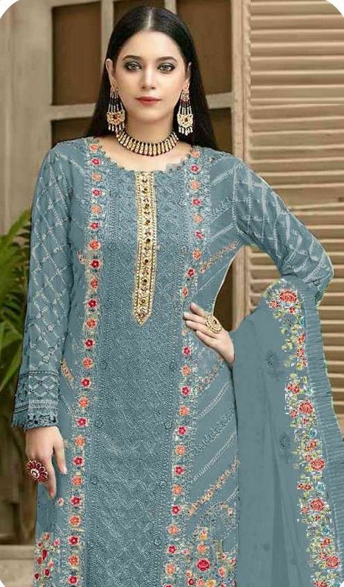 FEPIC ROSEMEEN 5212 GEORGETTE EMBROIDERED SUITS AT WHOLESALE...