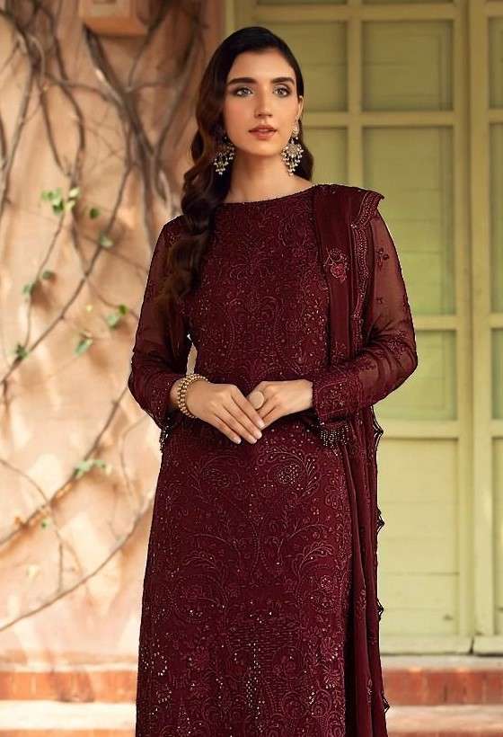 FEPIC ROSEMEEN 5217 GEORGETTE EMBROIDERED SUITS AT WHOLESALE...