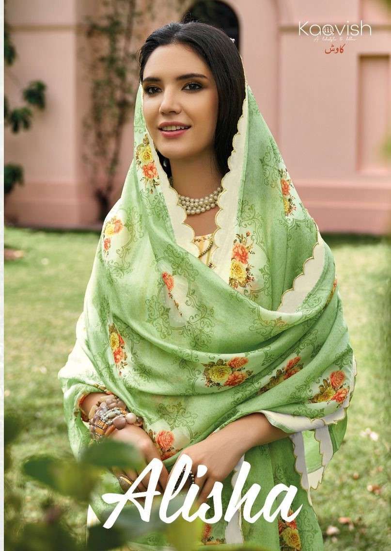 KAAVISH ALISHA PURE MUSLIN SALWAR SUITS WHOLESALER ONLINE